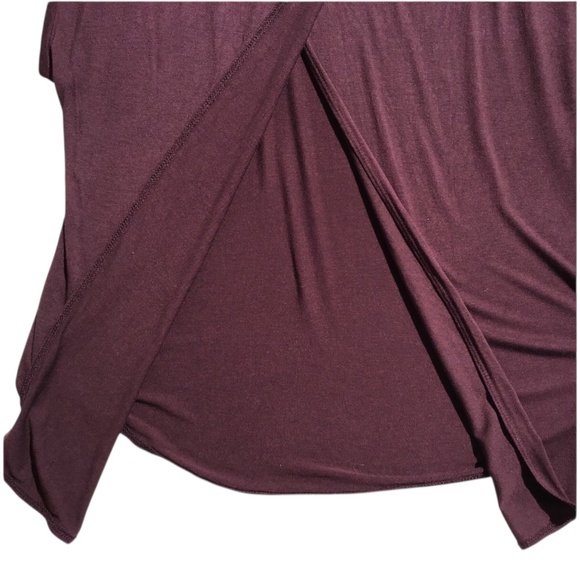 Aritzia Wilfred Purple Split Back La Riviere Top - Picture 8 of 10